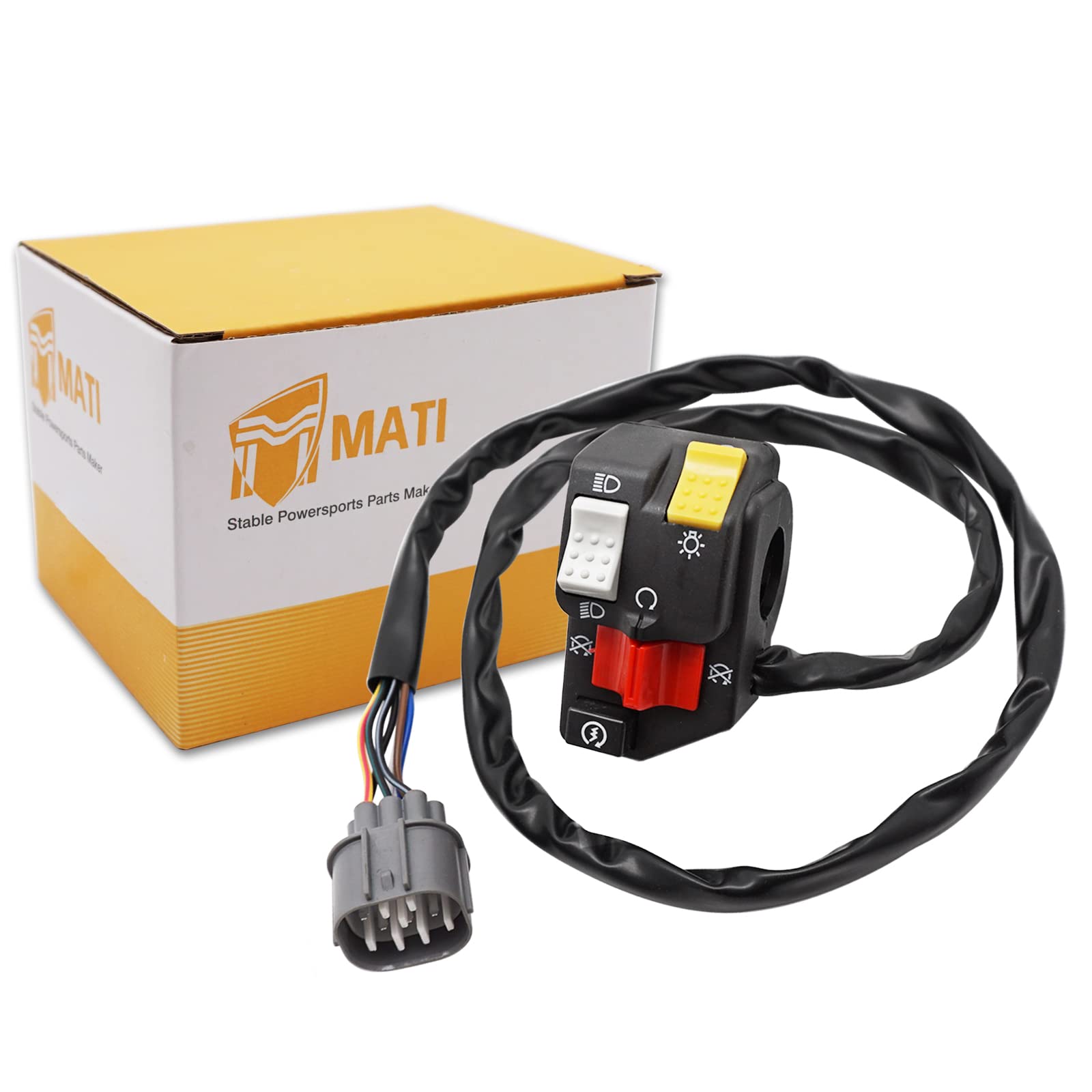 Amazon.com: M MATI Handlebar Control Switch Button Start Kill Stop